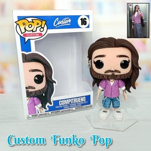 Personalized POP, 100% handmade with polymer clay (no creation limits) - Christmas, Birthday Gift - Personalized Box