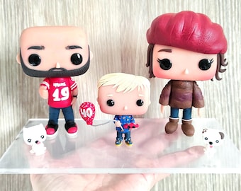 Personalized POP, 100% handmade with polymer clay (no creation limits) - Christmas, Birthday Gift - Personalized Box