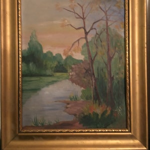 E. Zimmermann Oil on board painting Zimmermann, Ernst (Bad Tölz 1898 - 1966)