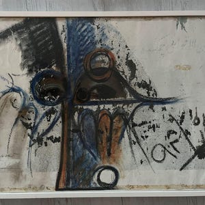 Collage/Dibujo de Paul Cartier (1928-2018)