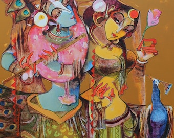 Ahobilam Prabhaker -  Emerging India Artist painting from INDIA