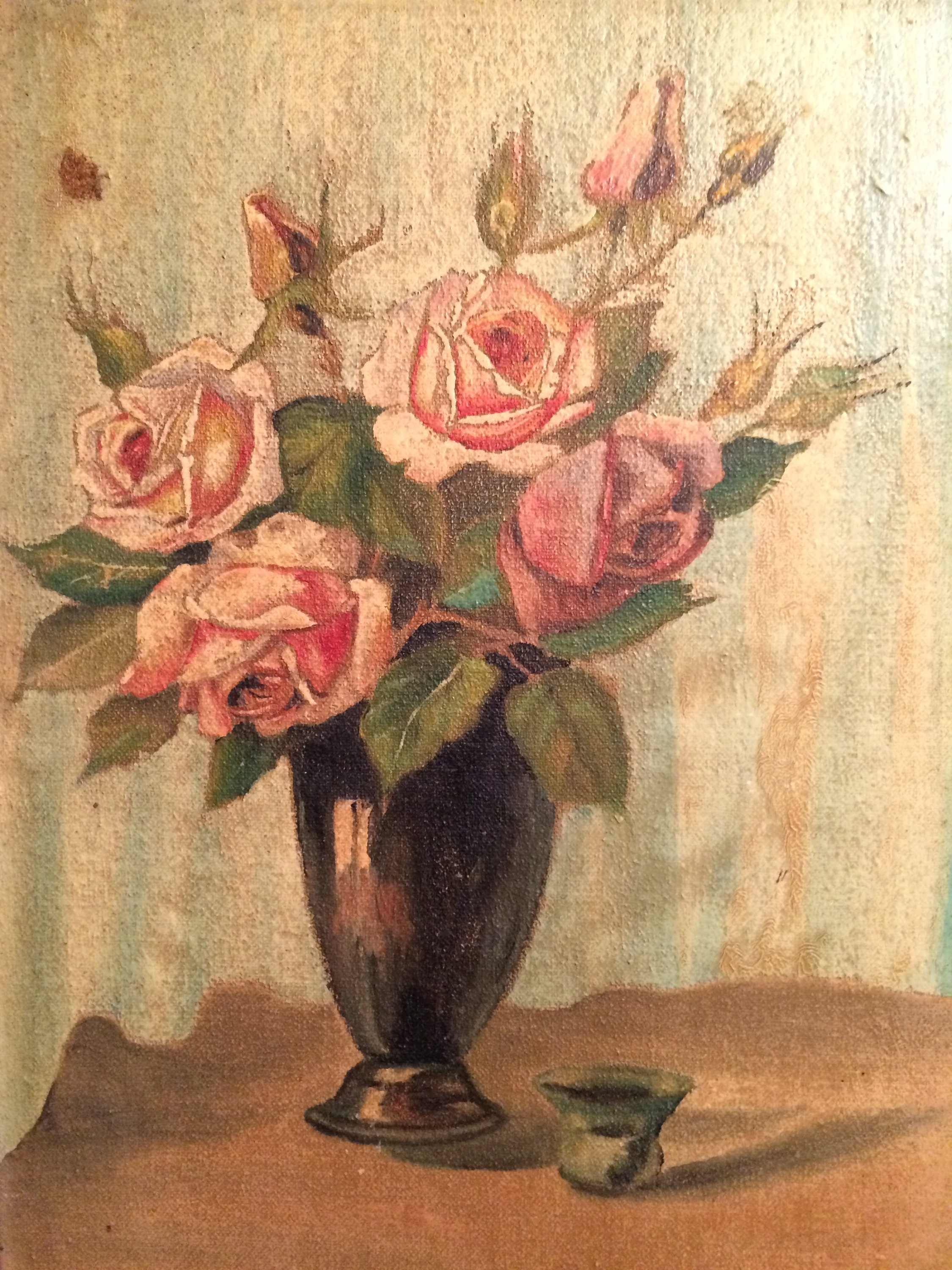 Jean-Adrien Mercier (1899–1995) attributed BEAUTIFUL FLORAL 