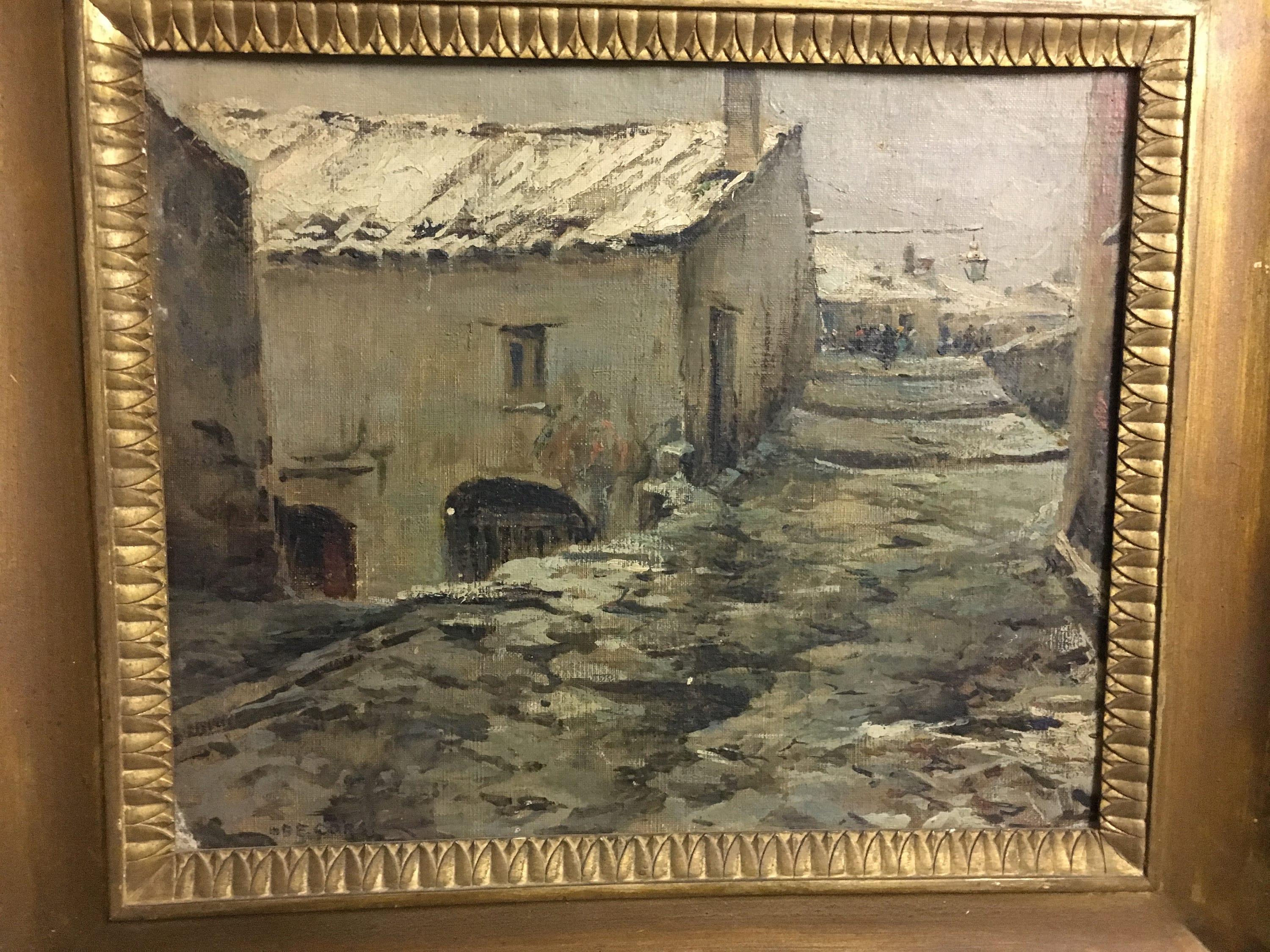 Nicolas De Corsi ( Italian , B. 1882 - D. 1956 ) Landscape. Signed