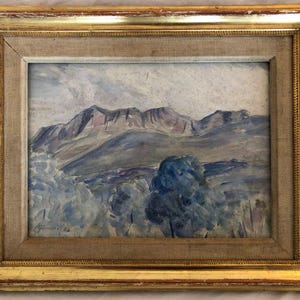 GIMMI, Wilhelm - Original watercolor painting by Wilhelm Gimmi