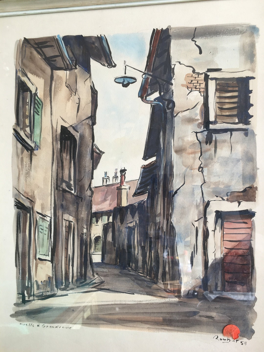 Willy Rochat James (1920-2004) Swiss Painter Watercolor Framed - Etsy UK