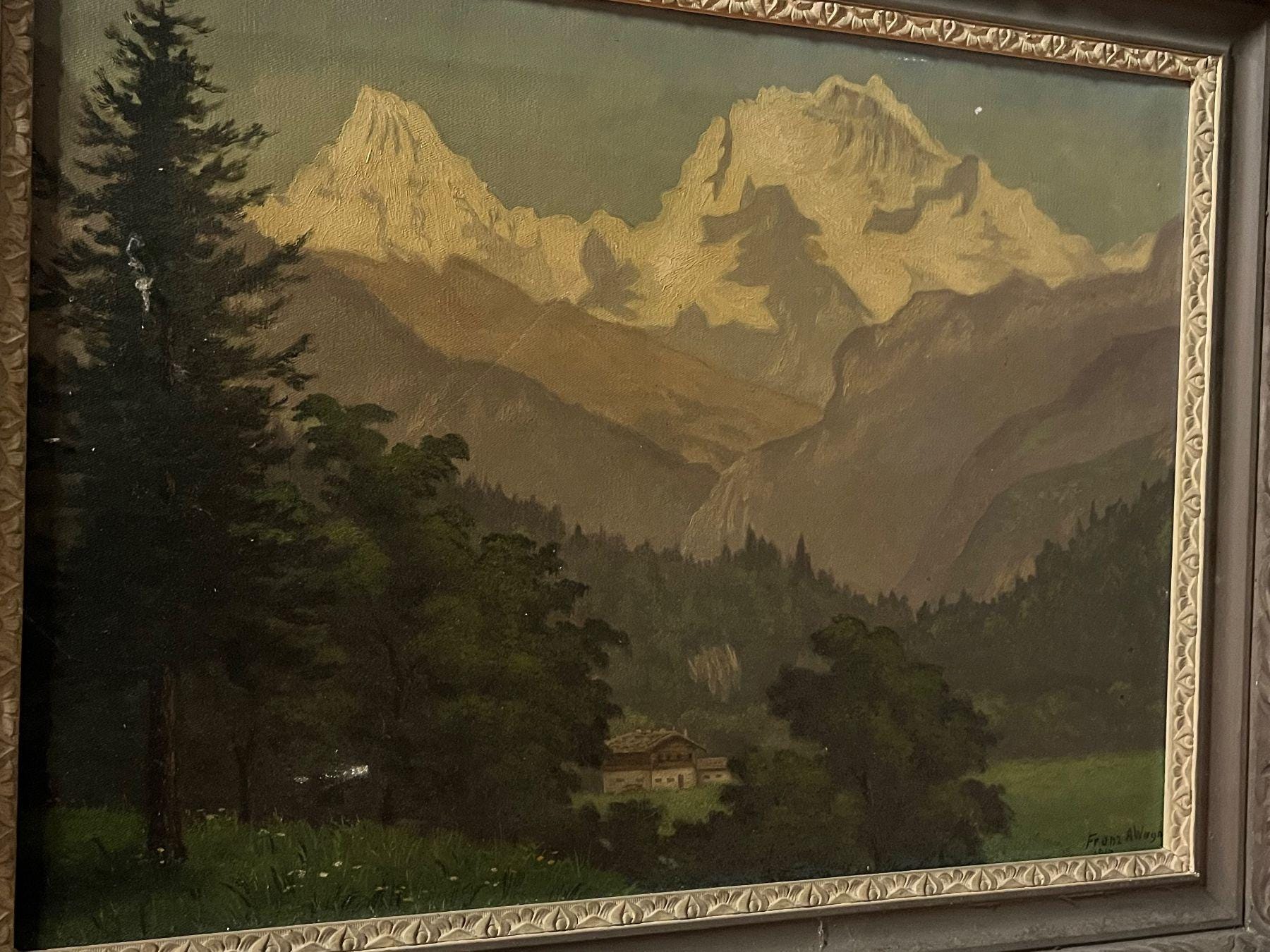 Franz Wagner Oil Painting (german, 20th Century) - Etsy