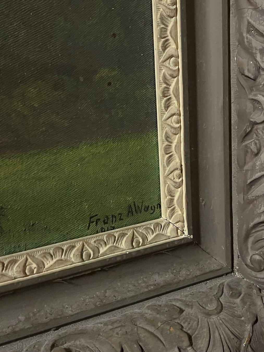 Franz Wagner Oil Painting (german, 20th Century) - Etsy