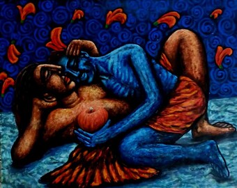 Tarun Kayal / Title — true love Acrylic on canvas Size:- 24”x30”