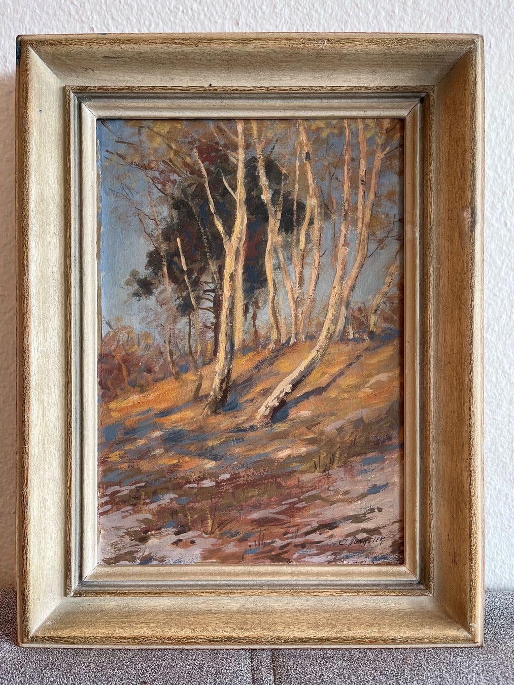 J. フンケラー、絵画、スイスの芸術的風景、油絵 - Etsy 日本