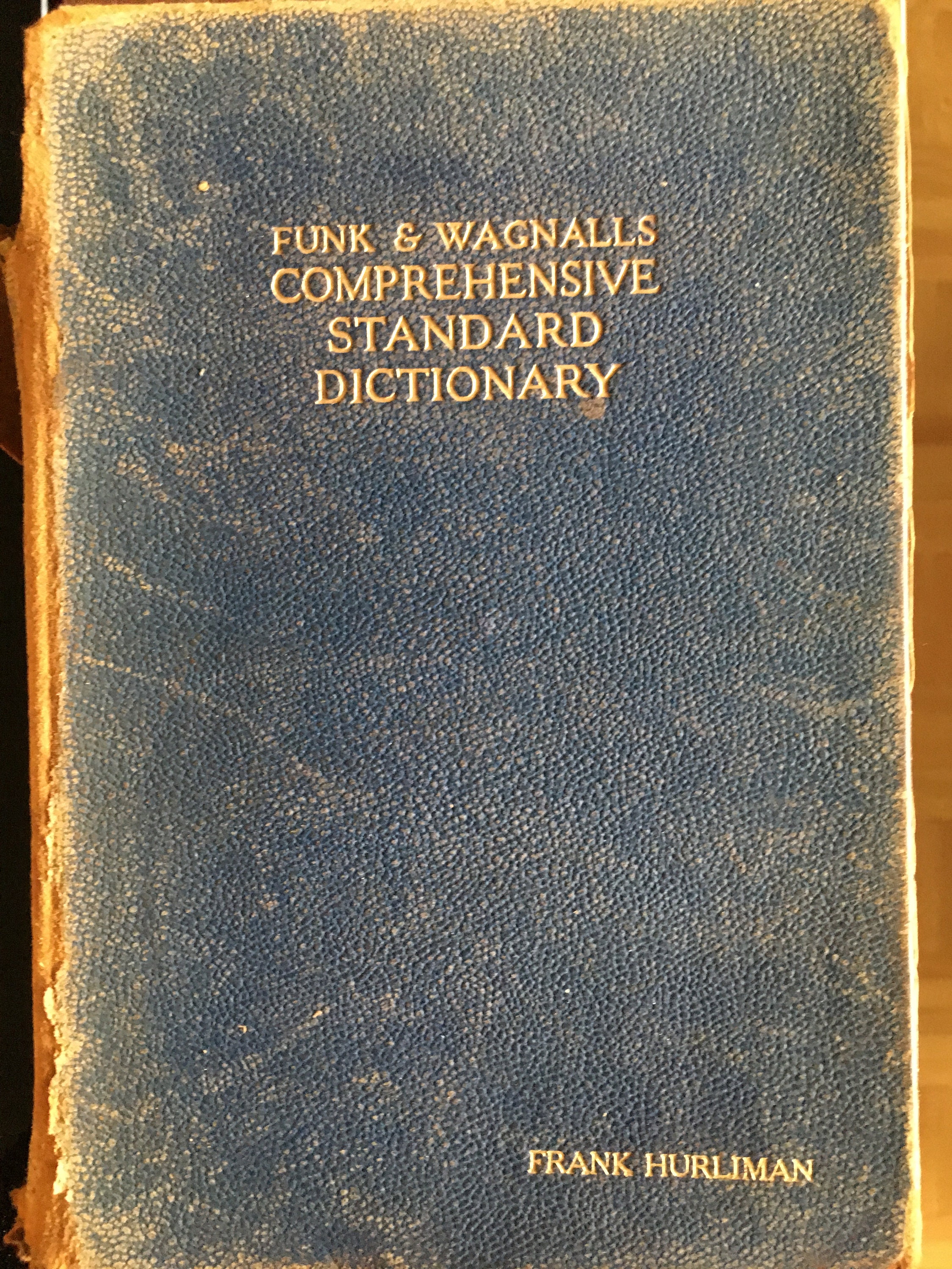Funk and Wagnalls Comprehensive Standard Dictionary 1933 - Etsy