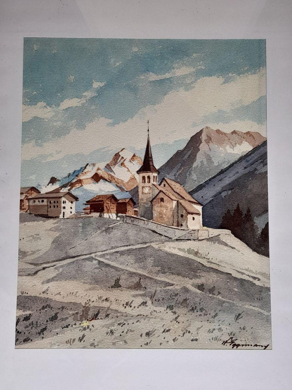 3 水彩画 W. エギマン - Etsy 日本