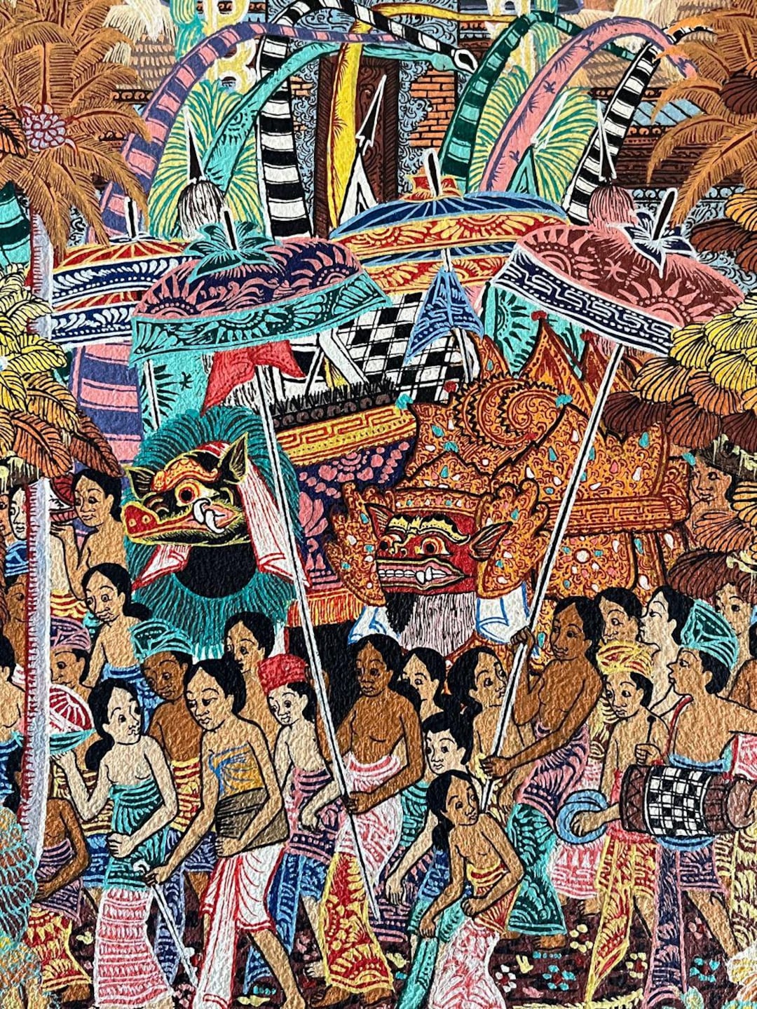 Original Painting From INDONESIA Balinese Painting, Signed, Ubud Bali - Etsy, image size:1080x1439