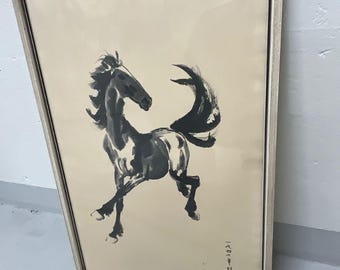 XU BEIHONG Laufender Pferdedruck