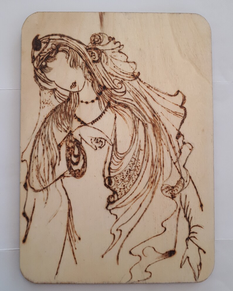 Decorative Wall Wood Burning Unique Decoration Persian Art Etsy