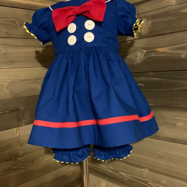 Donald Duck Inspired Dress