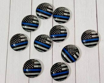 Blue Line Pin Thin Blue Line Lapel Pin - Etsy