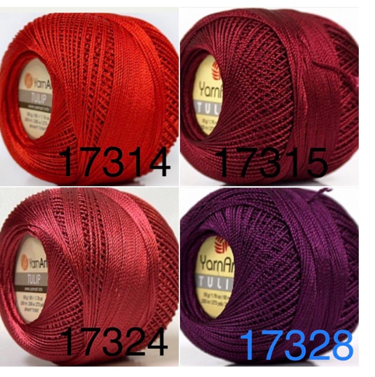 Tulip YarnArt Microfiber size 10 Crochet thread. 50g. Etsy