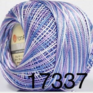 Lace Thread, Size 10 Bright Lace Yarn, Needlepoint Thread, Cross