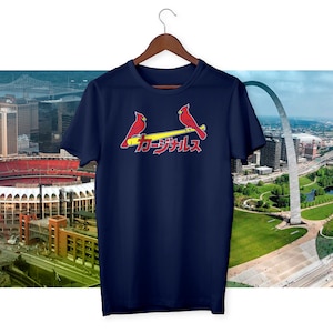 T-shirt de fan de baseball japonais St. Louis