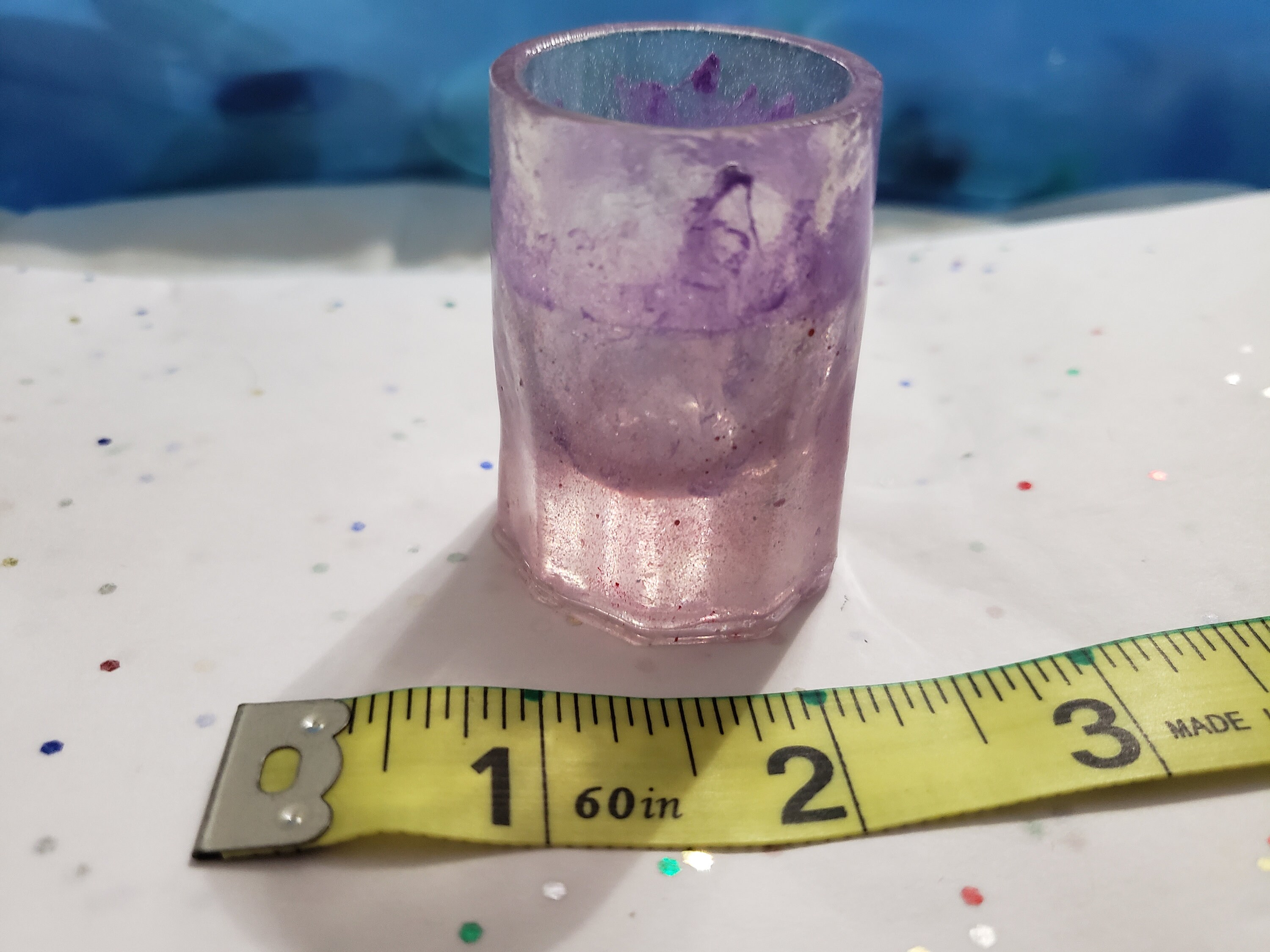Purple shot glass decor Etsy