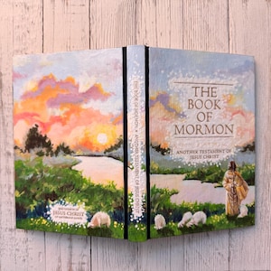 Custom Painted Book of Mormon - Full Cover