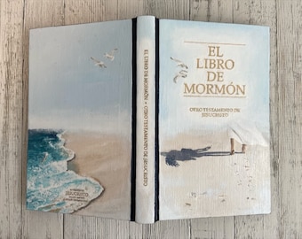 Custom Painted Book of Mormon - Full Cover