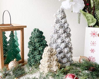 Crochet Christmas Trees | Modern Christmas Decor | Christmas Decor