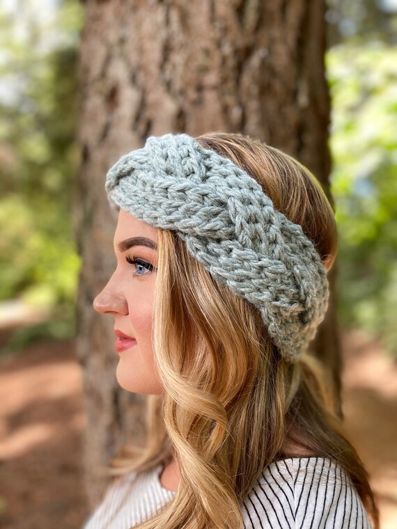 Luxury Braided Crochet Headband - Etsy display picture 3