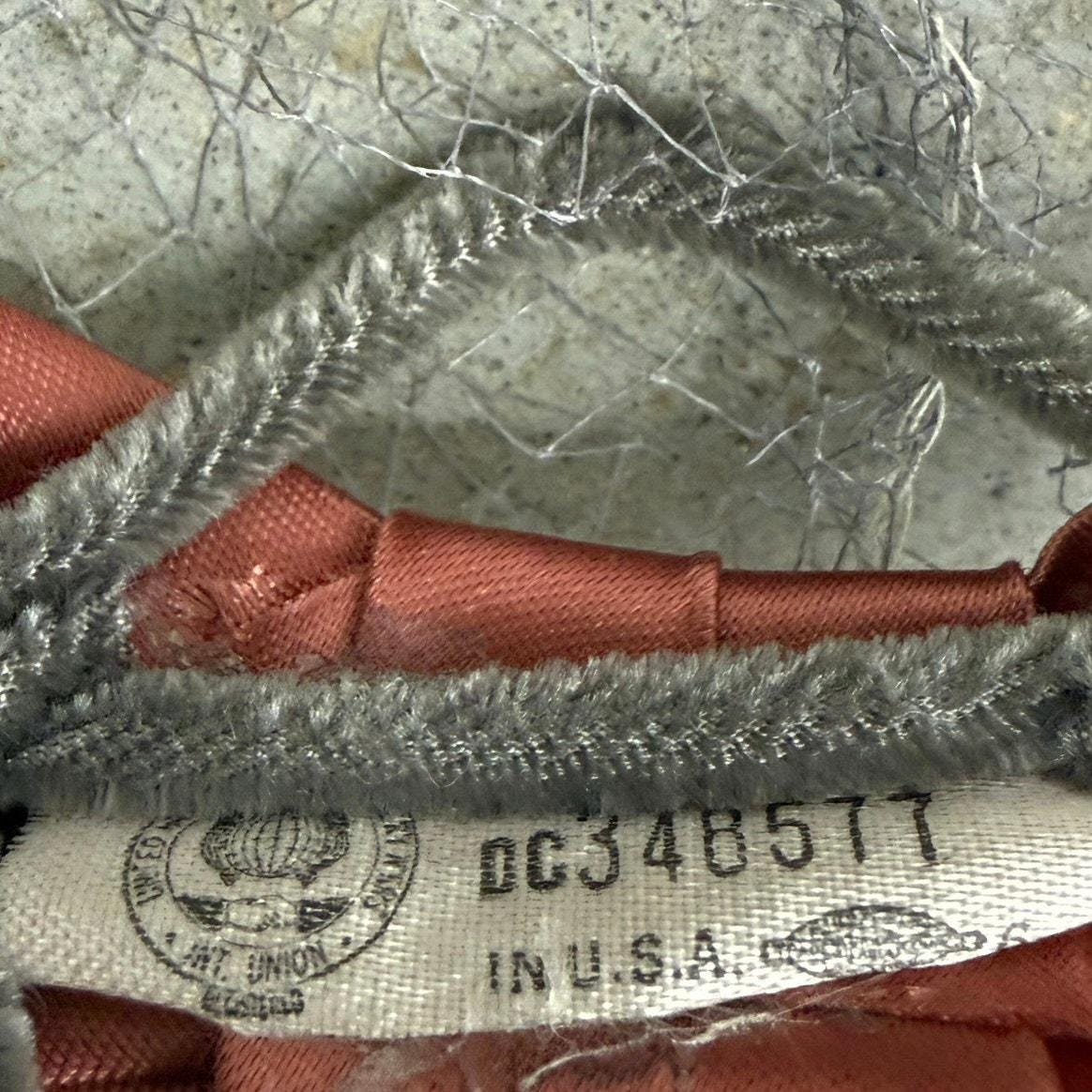 Vintage 50s Women\'s Grey Fur Ring Hat Netting Satin Bow Union Label Vintage 50s Women main image 3