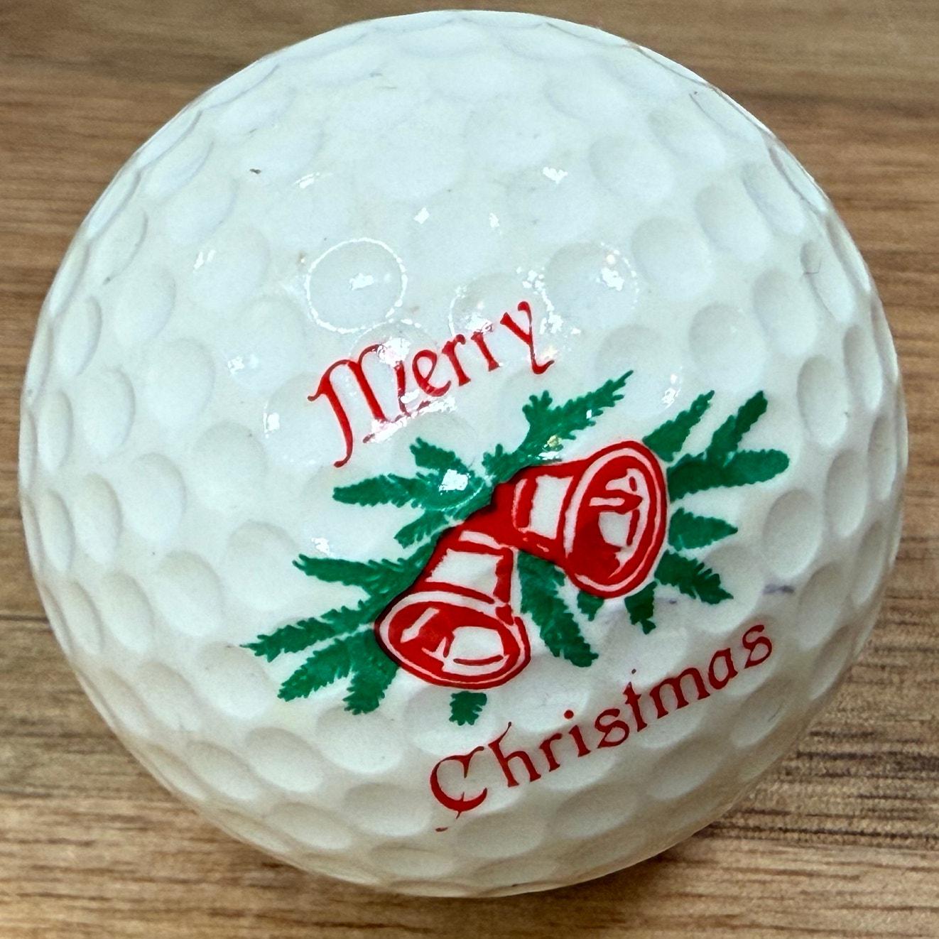 【未使用品】PING GOLFBALL merry Christmas Christmas Golf Merry Ping Ball Karsten Eye Vintage PING | 0 card
