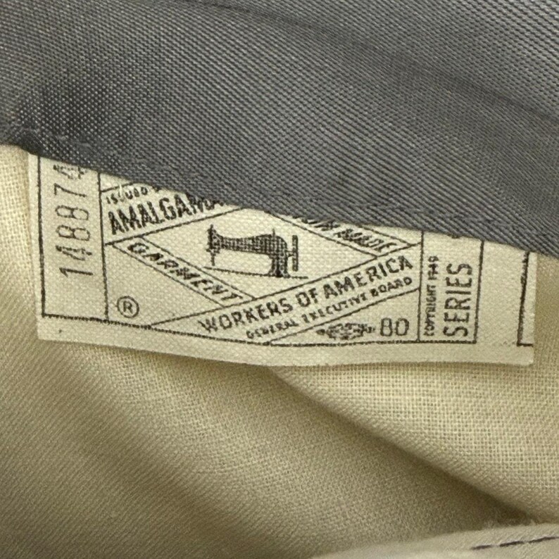 Marynarka męska Pendleton z wełny w kratę w stylu vintage z lat 70., rozmiar 42, szary tweed, sportowa zdjęcie 10