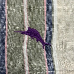 Koszula lniana Tommy Bahama w paski XXL, niebieska, z długim rękawem i guzikami zdjęcie 8