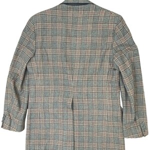 Marynarka męska Pendleton z wełny w kratę w stylu vintage z lat 70., rozmiar 42, szary tweed, sportowa zdjęcie 4