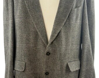 Vintage 90s Christian Aujard Camel Hair Blazer Italy Men's Large