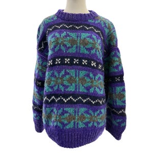 トップス 80s Ecuador knit 80s Ecuador Sweater - Etsy