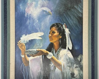 Detha Watson „Within the Power“ Gerahmter Kunstdruck der Ureinwohner 50cm × 40cm