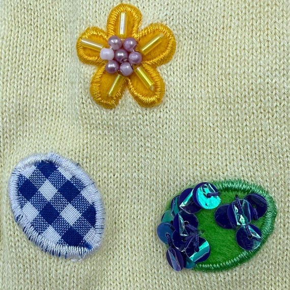 Jack B Quick 4T Yellow Easter Chick Egg Sweater 3… - image 6