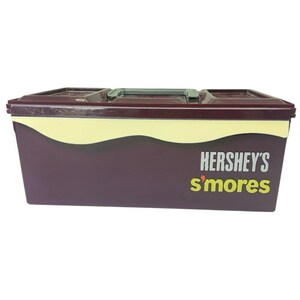 Hershey’s S’mores Storage Container Divided Candy Box Brown