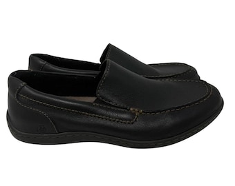 10 mocassins sans lacets en cuir marron pour hommes Born H44103 Chaussures de confort