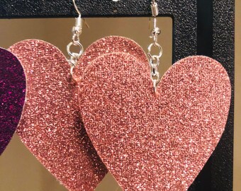 Boucles D'oreilles Fantaisie Heartkeys - Faux, Neuf Sans Emballage, Style Clés Cœur, Parfait Pour Un Look Fun