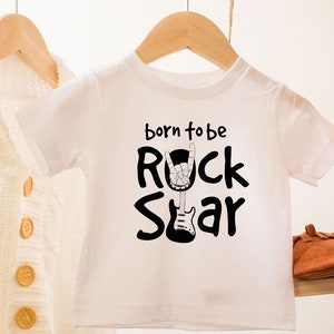 Funny Born To Be Rock Star Onesie®, Cute Musician Baby Clothes, New Baby Onesie®, Toddler Boy Girl Clothing Shirt, Kids Gift, Pregnancy Gift