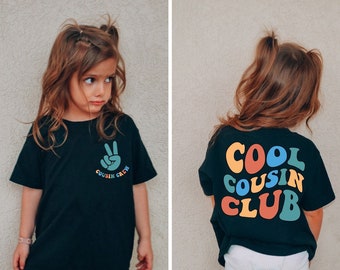 Coole neef peuter shirts, nieuwe neef cadeau voor peuter, familiereünie Kids Tee, neef bemanning jeugd T-shirts, neef verjaardagscadeaus