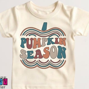Retro Pumpkin Season Onesie®, Cutest Pumpkin Bodysuit, Halloween Gifts, Fall Bodysuit, Halloween Baby Onesie®, Autumn Natural Baby Onesie®