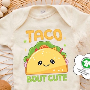 Funny Taco Baby Onesie®, Taco Baby Bodysuit, Baby Shower Gift, Gender Neutral Baby Onesie®, Gift For Kids, Taco Tee