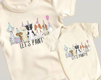 Funny Birthday Kid Shirts, Dog Party T Shirt, Birthday Party Toddler Shirt, Toddler Birthday Tshirt, Matching Family Shirt, Pet Animal Shirt