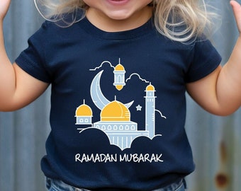 Ramadan Mubarak Toddler Shirts, Ramadan Kids Shirt, Muslim Toddler Shirt, Islamic Gifts, Muslim Kids Clothing, Ramadan Gift, Eid Youth Shirt