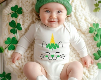 St Patricks Day Kids Shirt, St Pattys Bodysuit,  Irish Baby Onesie®, Lucky Toddler Girl Shirt,Shamrock Youth Outfit, St Patricks Toddler Tee
