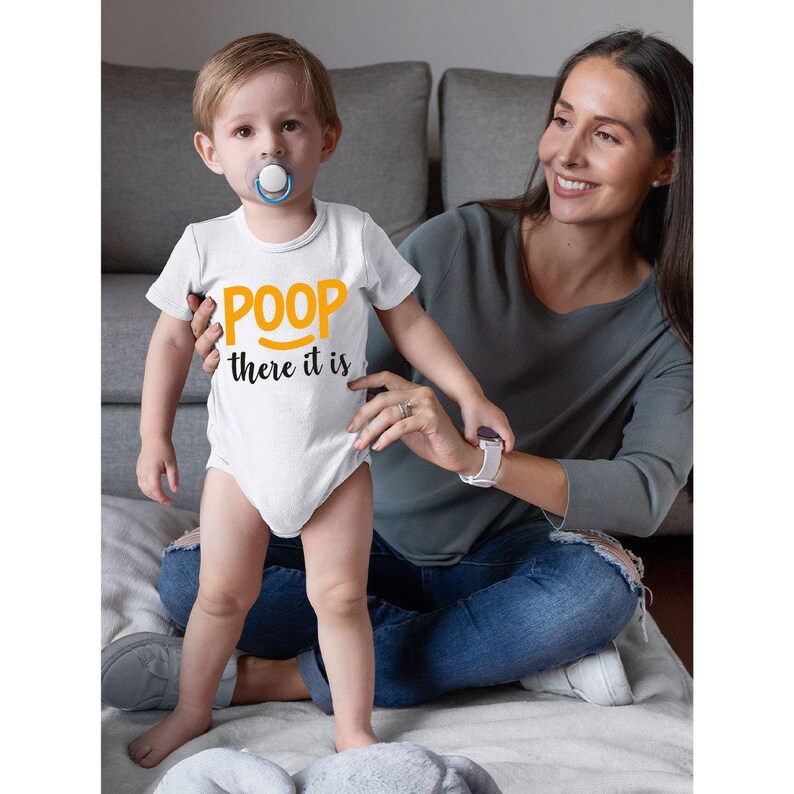 Poop There It Is Onesie®, Poop Toddler Shirt, Funny Baby Onesie®, Baby Shower Gift, Cute Baby Onesie®, Rap Onesies®, Unisex Onesies® image 4