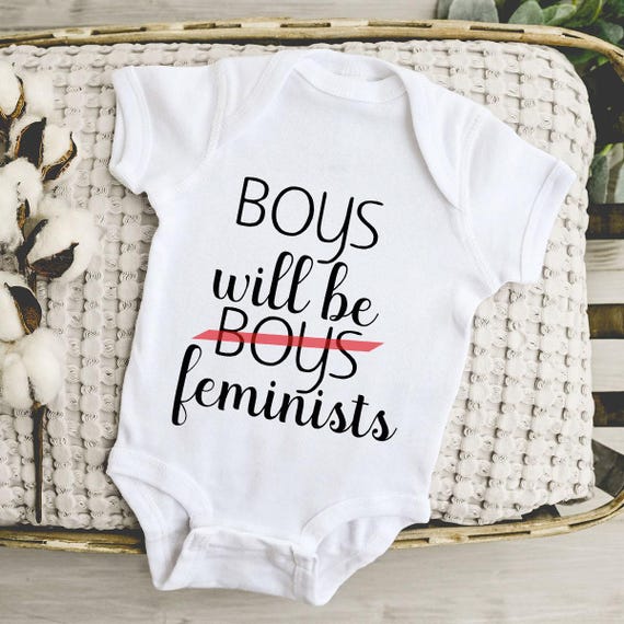 Boys Will Be Feminists Baby Onesie®, Cute Activism Bodysuit, Equality Baby Onesie®, Cute Baby Onesie®, Baby Gift, Baby Shower Gift