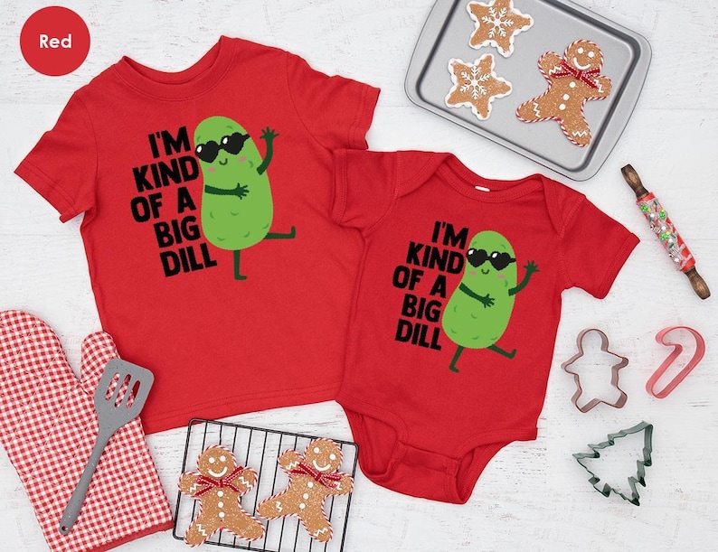 I'm Kind Of A Big Dill Onesie®, Baby Cute Onesies®, Cute Pickle Baby Onesie®, Pickle Onesie®, Food Onesie®, New Mom Gift, Baby Shower Gift image 3